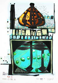 Hundertwasser - Homo Humus Come Va - 10,002 Nights - 09421